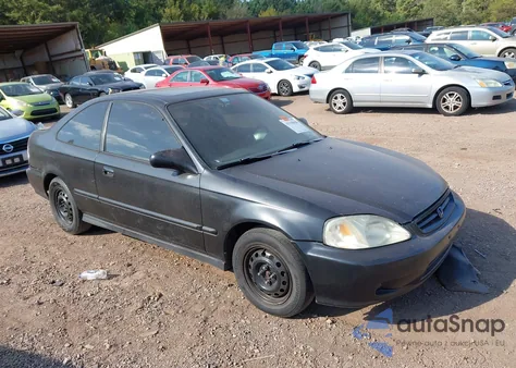 2000 Honda Civic Ex z USA, uszkodzony, nr VIN 1HGEJ8245YL065925